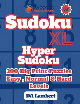 Sudoku XL Volume 3: Hyper Sudoku Puzzles With Big Print