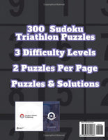 Sudoku XL Volume 8: Sudoku Triathlon Puzzles With Big Print