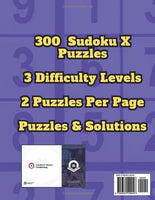 Sudoku XL Volume 2: Sudoku X Puzzles With Big Print