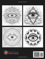 "Relaxation" - All Seeing Eye: Adult Coloring Book