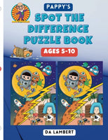 Pappy's Spot the Difference Puzzle Book for Kids Ages 5-10: Volume 1 - 50 Colorful Images Spot The Difference Puzzles, Activity Book for Young and Old Alike