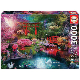 Puzle un domino komplekts Educa Japanese Garden 3000 pcs