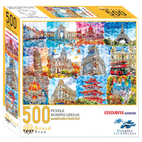 Colorful Wonders 500 Pieces Jigsaw Puzzles