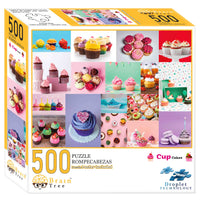 Cup Cakes 500 Pieces Jigsaw Puzzles