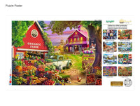 Organic Farm Jigsaw Puzzles 1000 Piece