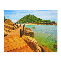 Jigsaw Puzzle, Boardwalk on the Beach Puzzle