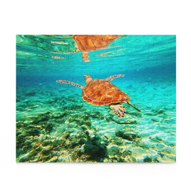 Jigsaw Turtle Puzzle / Gift for Him/Her Family or Children - 120 252 500 pcs / SII